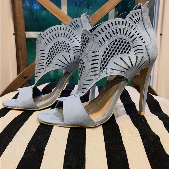 JustFab Faux-suede Heals - Picture 3 of 6